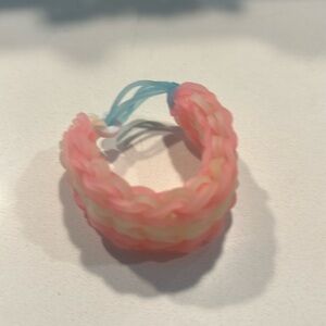 💜 Rainbow loom handcrafted bracelet 💜